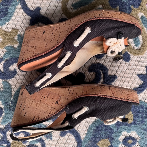 Sperry Women’s 10M Open-Toe Wedge Sandals - Picture 3 of 5